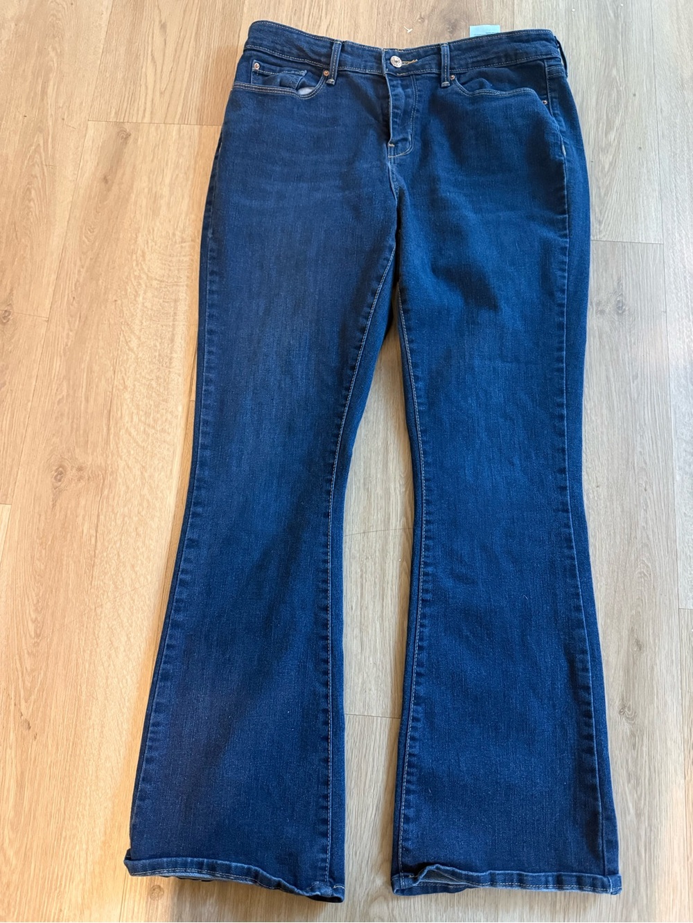 Dark Blue Levis Bootcut Jeans